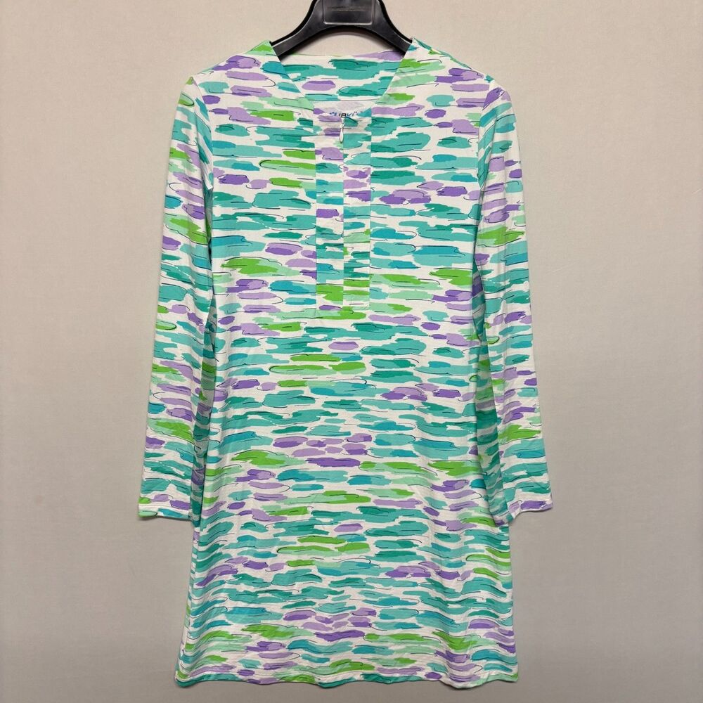 IBKUL Women Long Sleeve Golf Active Mini Dress Size Medium C141 -26